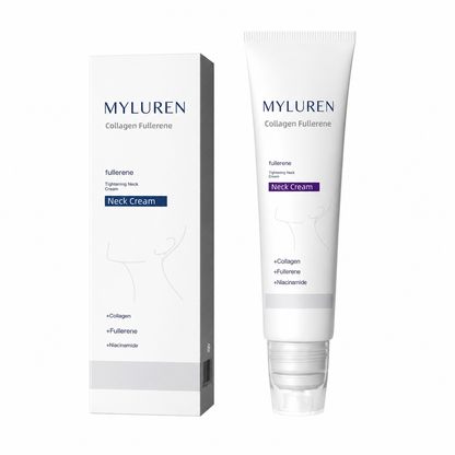 Roller Massage Neck Cream 🧴 Collagen & Hyaluronic Acid | Firms Neck, Reduces Wrinkles & Double Chin